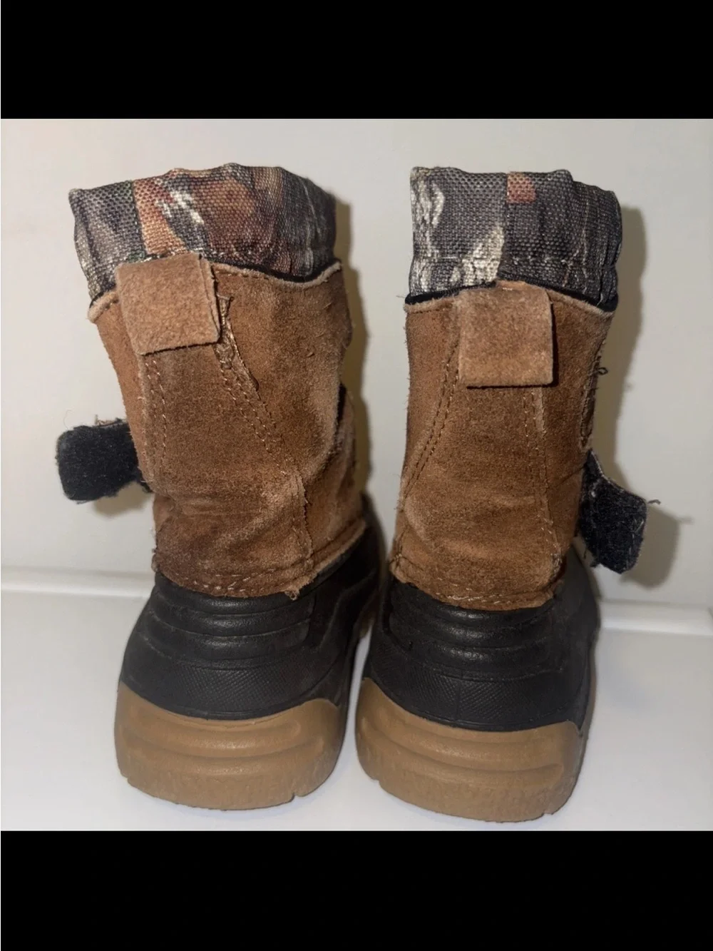 Ozark Trail  Snow & Rain Winter Weather Boots Toddler Size 8 Camo Mossy Oak